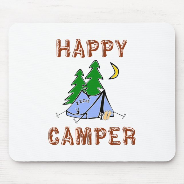 HAPPY CAMPER MOUSE PAD (Front)