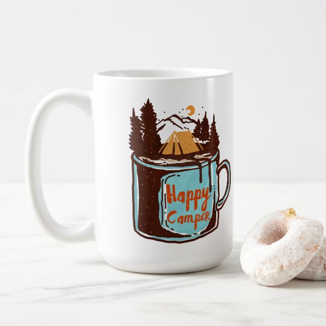 Happy Camper Mug (With Donut)