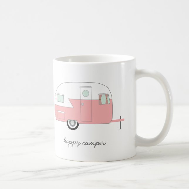 Happy Camper Mug - Pink (Right)