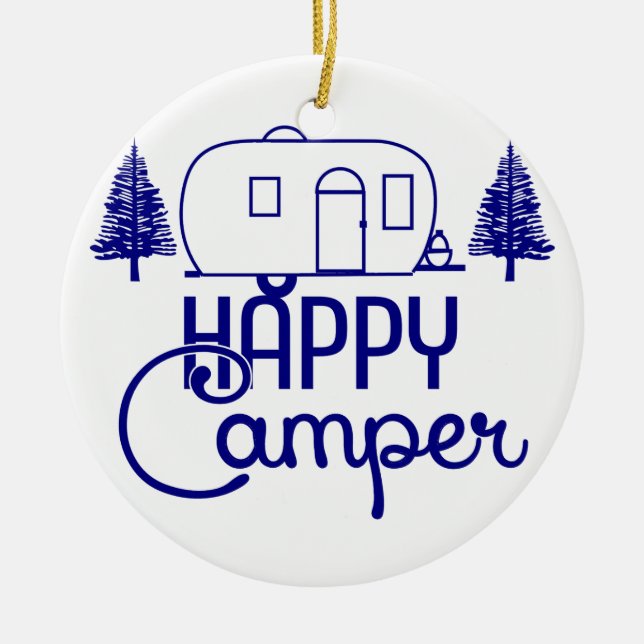 Happy Camper Ornaments (Front)