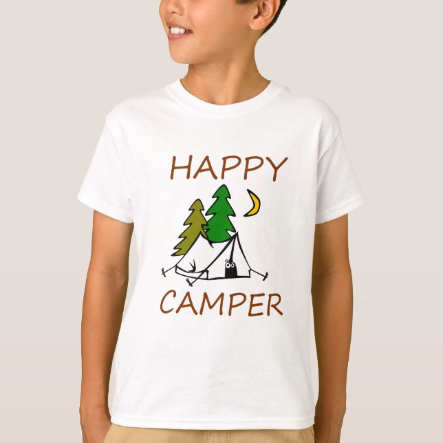 Happy Camper Outdoors T-Shirt (Front)