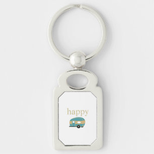 Happy Camper Personality Keychain