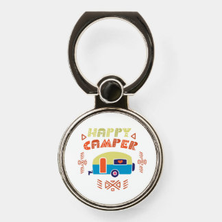 Happy Camper Phone Ring Stand