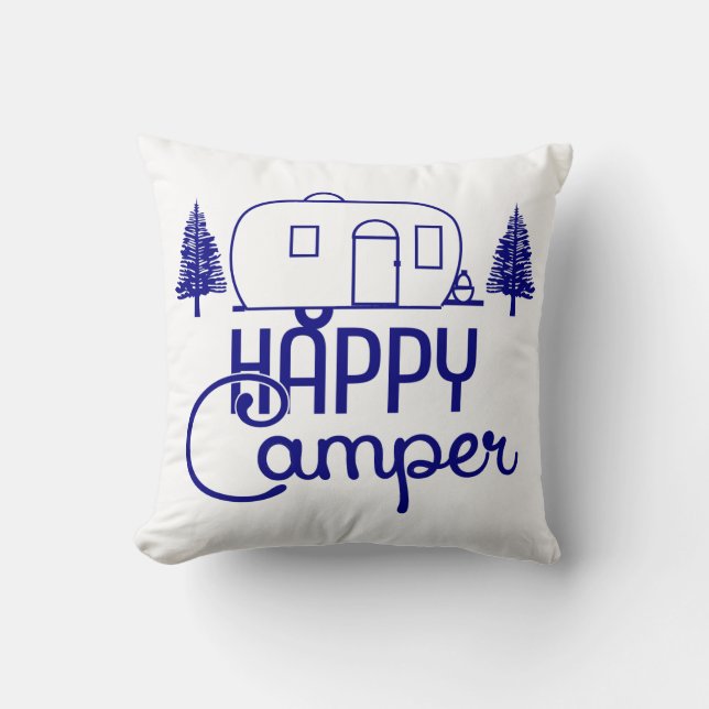 Happy Camper Pillows (Front)