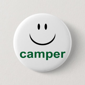 Happy Camper Pinback Button