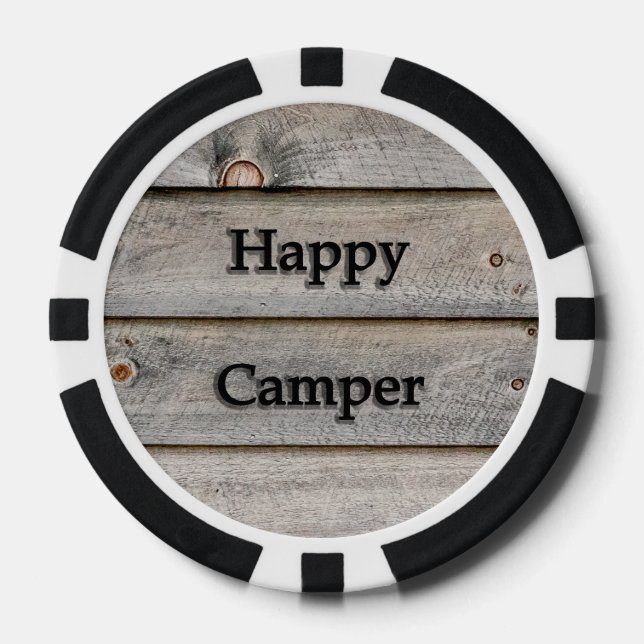 Happy Camper Poker Chips (Front)