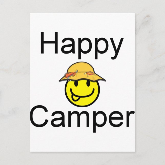 Happy Camper Postcard (Front)