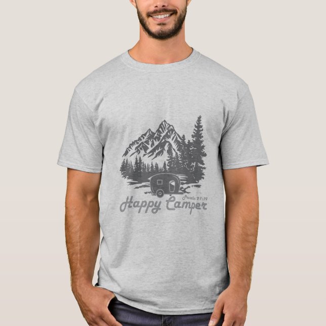 Happy Camper Proverbs 21:19 Shirt (Front)