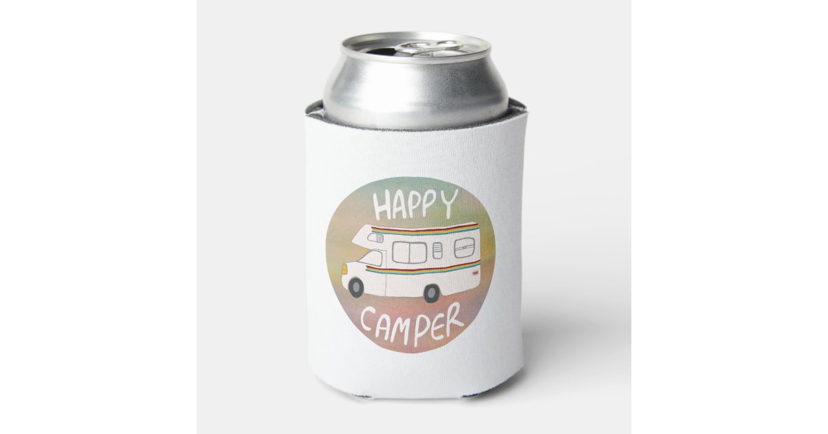 Happy Camper Skinny Can Cooler (12oz)