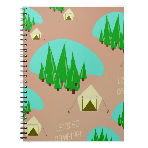 Happy Camper Retro Notebook