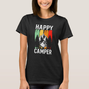 Happy Camper Retro Vintage Camping Premium T-Shirt