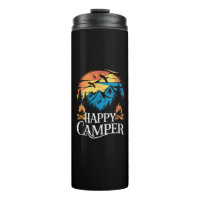 Happy Camper Retro Vintage Matching Camping Crew