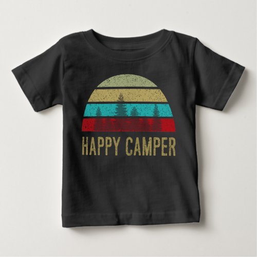 Happy Camper Shirt Retro Distressed