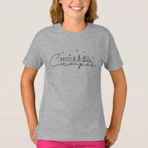 Happy Camper Silhouette T-Shirt