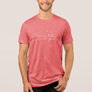 Happy Camper Silhouette Tri-Blend Shirt