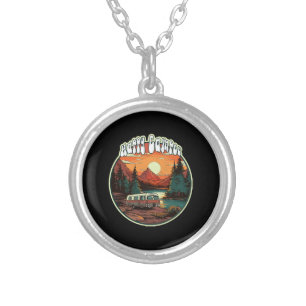 Happy Camper Silver Plated Necklace