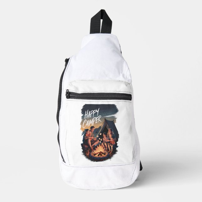 Happy Camper Sling Bag (Front)