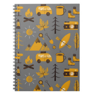Happy Camper Spiral Notebook