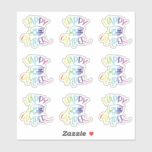 Happy Camper Sticker Pack