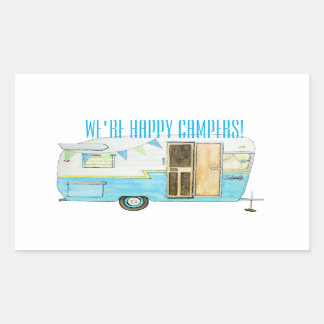 Happy Camper Stickers