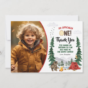 Happy Camper Thank You Card