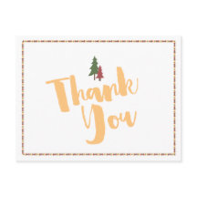 Happy Camper Thank You Postcard