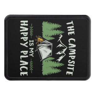 Happy Camper The Campsite Is My Happy Place Hitch Cover