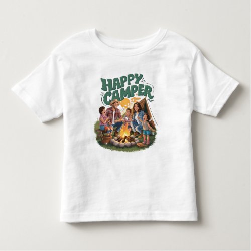 Happy Camper Toddler T_shirt 1