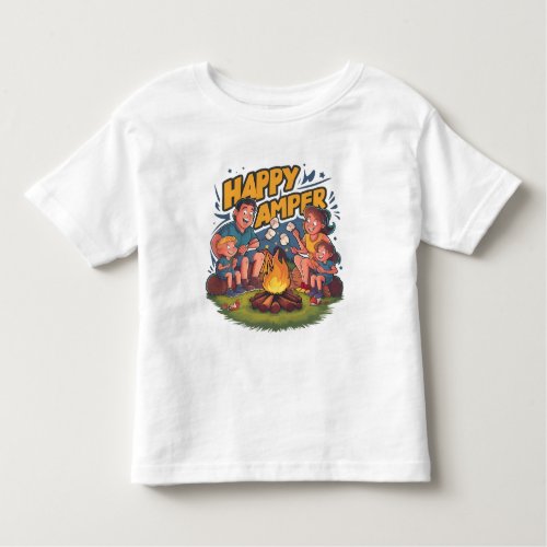 Happy Camper Toddler T_shirt 2