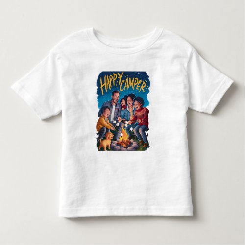 Happy Camper Toddler T_shirt 3