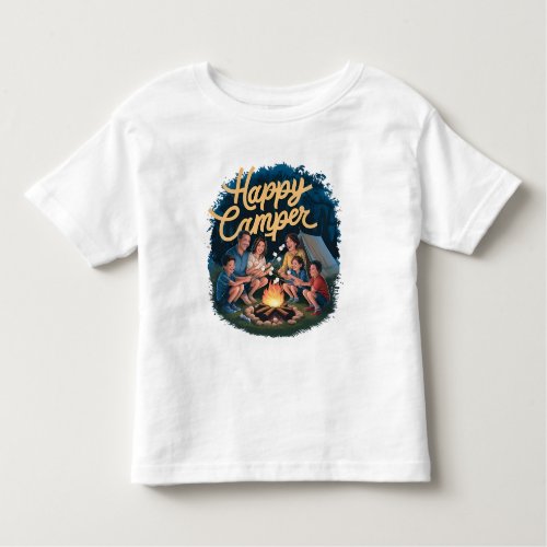 Happy Camper Toddler T_shirt 4