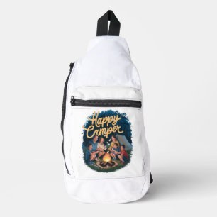 Happy Camper Toddler T-shirt (4) Sling Bag