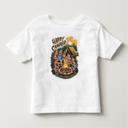 Happy Camper Toddler T_shirt 6