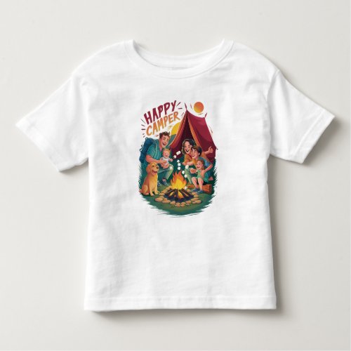 Happy Camper Toddler T_shirt 7