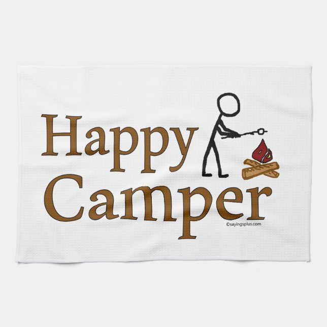 Happy Camper Towel (Horizontal)