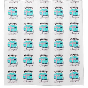 Happy Camper Shower Curtains Zazzle