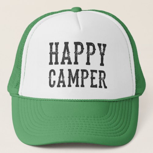 Happy Camper trucker hat