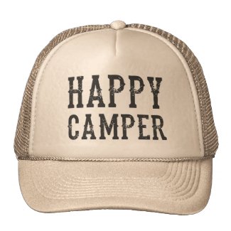 Happy Camper trucker hat