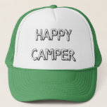 Happy Camper Trucker Hat at Zazzle
