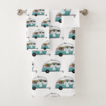 Happy Camper van Bath Towel Set