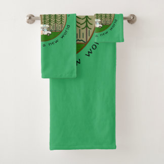 Happy camper - Vanlife graphic #6 Bath Towel Set