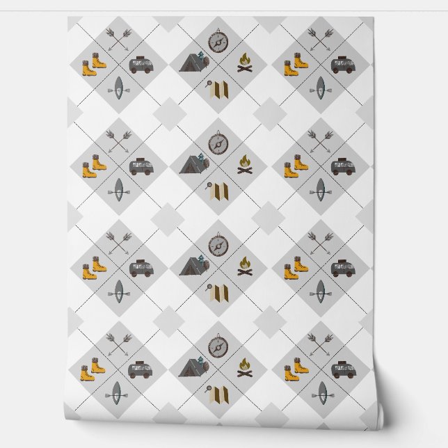 Happy Camper Wallpaper Wallpaper (Unrolling)