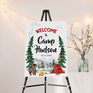 Happy Camper Welcome Sign