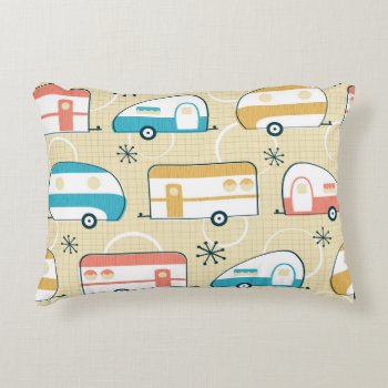 Happy Campers Accent Pillow by robyriker at Zazzle