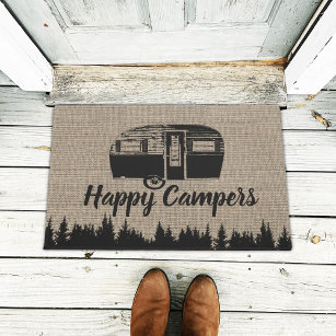 Doormat Camping - Happy Campers - Last Name Vr2 - M0402 - TRHN