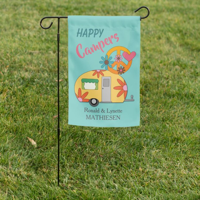 Happy Campers Hippy Peace Sign (In SItu)