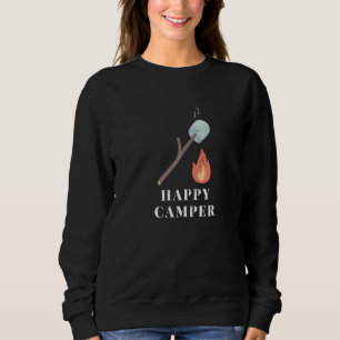 Happy Campers Marshmallows Camping Smores Sweatshirt