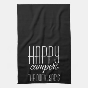 https://rlv.zcache.com/happy_campers_personalized_kitchen_towel-r26024c21837a42fdacadc4c06b5175de_2cf6l_8byvr_307.jpg