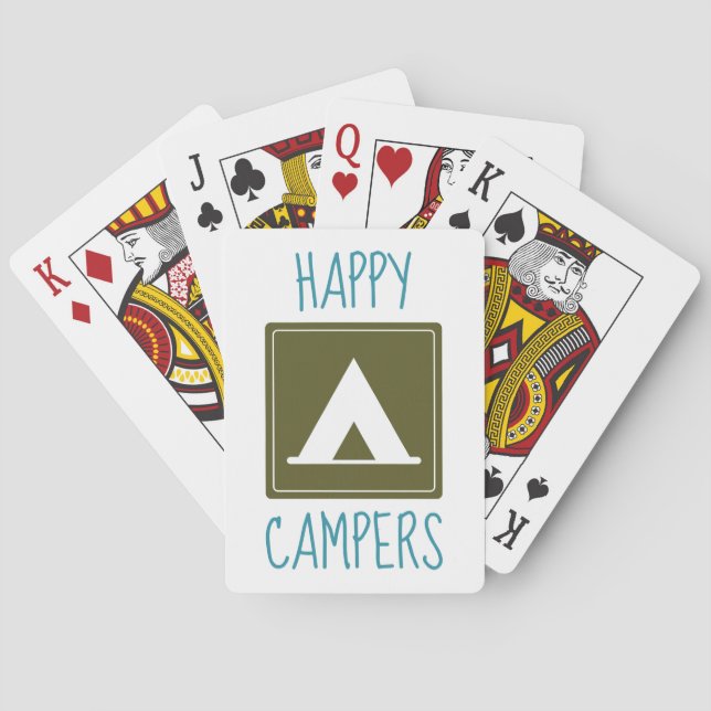 Happy Campers Poker Cards (Back)