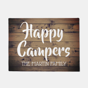 Zoeeya RV Door Mat Camping Door Mat Camper Accessories for Inside Camping Rug  RV Welcome Mat Camper Decor Happy Camping Rug for Outside Camping Floor Mat  Personalized Rugs 30x17 